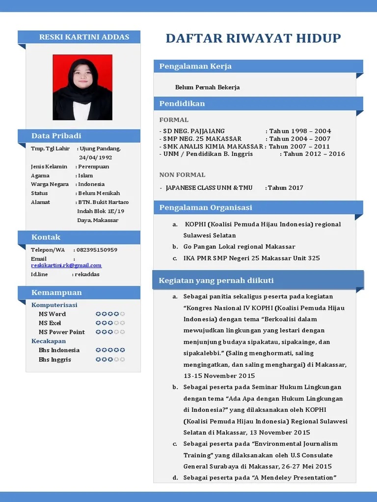 Cara Membuat CV Fresh Graduate tanpa Pengalaman